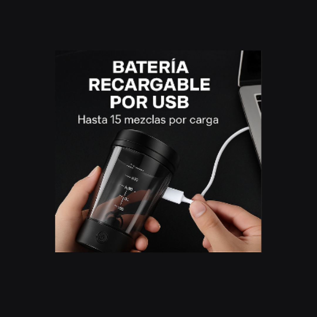 Botella Mezcladora Eléctrica Smartshake